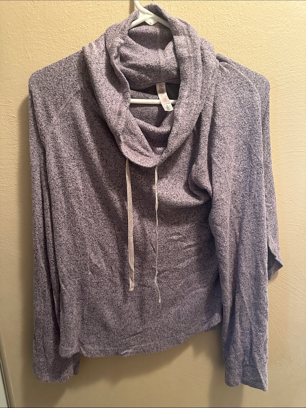 Gilligan & O'Malley Lavender Cowl Neck Sweater